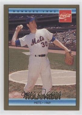 1992 Donruss Coca-Cola Nolan Ryan Career Series - [Base] #3 - Nolan Ryan