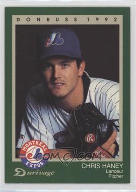 1992 Donruss Durivage Bread Montreal Expos - [Base] #2.1 - Chris Haney [Good to VG‑EX]