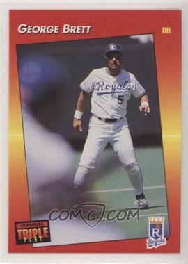 1992 Donruss Triple Play - [Base] #115 - George Brett