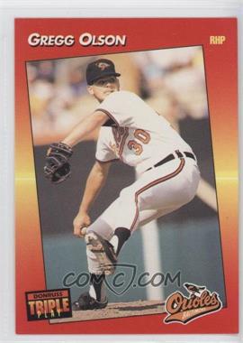 1992 Donruss Triple Play - [Base] #13 - Gregg Olson
