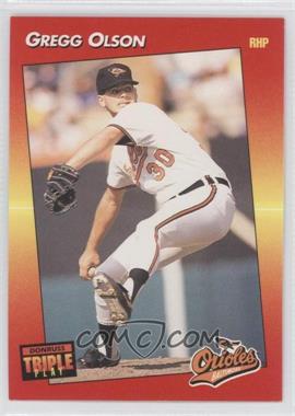 1992 Donruss Triple Play - [Base] #13 - Gregg Olson