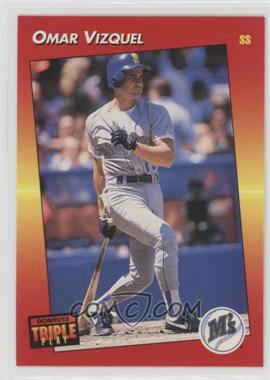 1992 Donruss Triple Play - [Base] #137 - Omar Vizquel