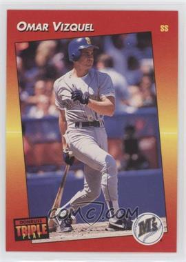 1992 Donruss Triple Play - [Base] #137 - Omar Vizquel