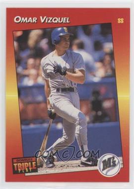 1992 Donruss Triple Play - [Base] #137 - Omar Vizquel