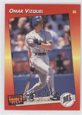 1992 Donruss Triple Play - [Base] #137 - Omar Vizquel