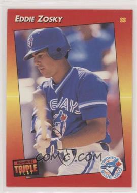 1992 Donruss Triple Play - [Base] #190 - Eddie Zosky