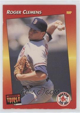 1992 Donruss Triple Play - [Base] #216 - Roger Clemens [Good to VG‑EX]