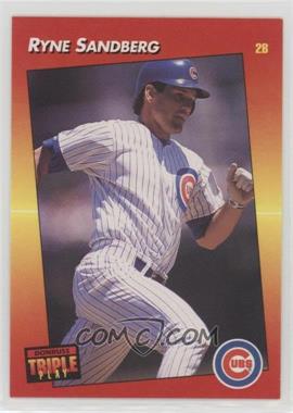 1992 Donruss Triple Play - [Base] #229 - Ryne Sandberg