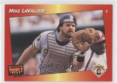 1992 Donruss Triple Play - [Base] #232 - Mike LaValliere