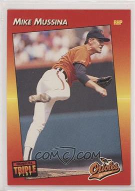 1992 Donruss Triple Play - [Base] #237 - Mike Mussina [EX to NM]