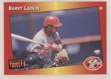 1992 Donruss Triple Play - [Base] #31 - Barry Larkin