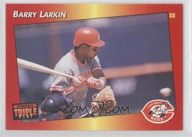 1992 Donruss Triple Play - [Base] #31 - Barry Larkin