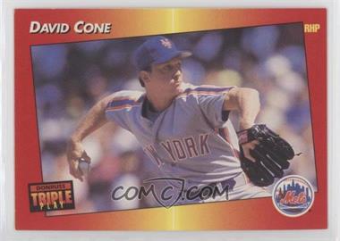 1992 Donruss Triple Play - [Base] #35 - David Cone