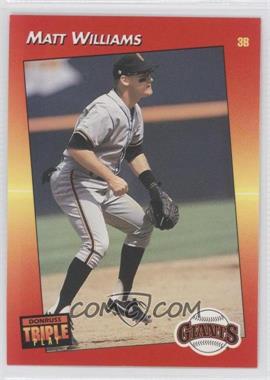 1992 Donruss Triple Play - [Base] #4 - Matt Williams