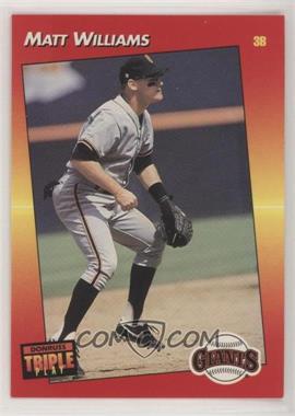 1992 Donruss Triple Play - [Base] #4 - Matt Williams