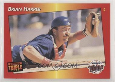1992 Donruss Triple Play - [Base] #76 - Brian Harper