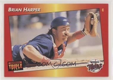 1992 Donruss Triple Play - [Base] #76 - Brian Harper