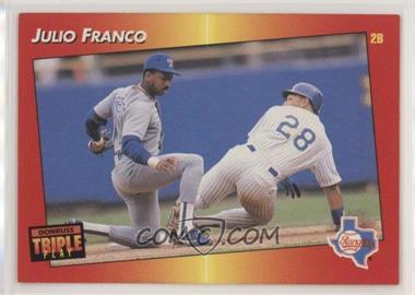 1992 Donruss Triple Play - [Base] #83 - Julio Franco