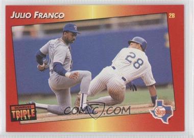 1992 Donruss Triple Play - [Base] #83 - Julio Franco