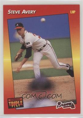 1992 Donruss Triple Play - [Base] #85 - Steve Avery