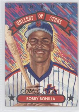 1992 Donruss Triple Play - Gallery of Stars #GS-1 - Bobby Bonilla