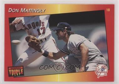 1992 Donruss Triple Play - Preview #4 - Don Mattingly