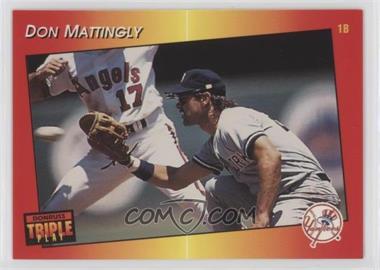 1992 Donruss Triple Play - Preview #4 - Don Mattingly