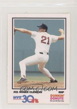 1992 Dunkin' Donuts Boston Red Sox Panel - [Base] - Singles #_ROCL - Roger Clemens