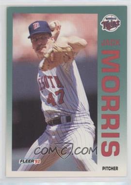 1992 Fleer - [Base] #211 - Jack Morris