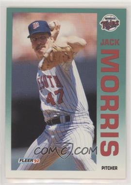 1992 Fleer - [Base] #211 - Jack Morris