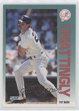 1992 Fleer - [Base] #237 - Don Mattingly