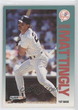 1992 Fleer - [Base] #237 - Don Mattingly