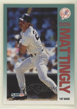 1992 Fleer - [Base] #237 - Don Mattingly