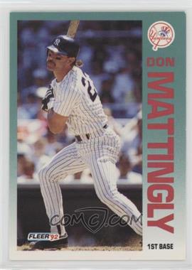 1992 Fleer - [Base] #237 - Don Mattingly [Noted]