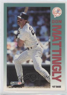 1992 Fleer - [Base] #237 - Don Mattingly