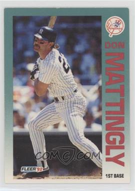 1992 Fleer - [Base] #237 - Don Mattingly