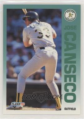 1992 Fleer - [Base] #252 - Jose Canseco