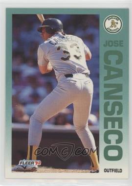 1992 Fleer - [Base] #252 - Jose Canseco