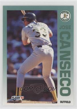 1992 Fleer - [Base] #252 - Jose Canseco