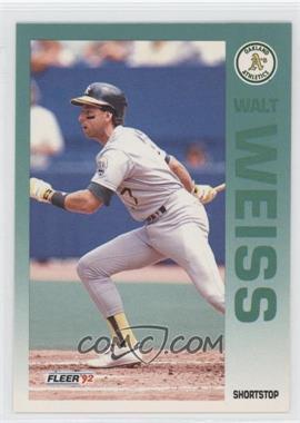 1992 Fleer - [Base] #270 - Walt Weiss