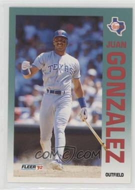 1992 Fleer - [Base] #304 - Juan Gonzalez