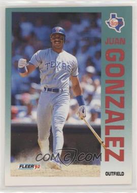 1992 Fleer - [Base] #304 - Juan Gonzalez