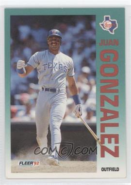 1992 Fleer - [Base] #304 - Juan Gonzalez