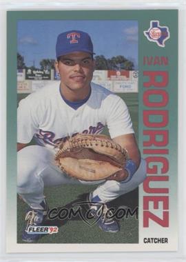 1992 Fleer - [Base] #316 - Ivan Rodriguez [EX to NM]