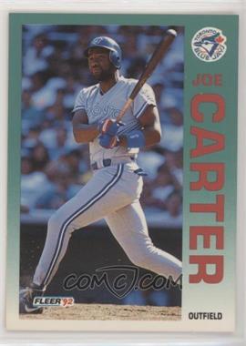 1992 Fleer - [Base] #327 - Joe Carter