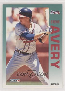 1992 Fleer - [Base] #349 - Steve Avery