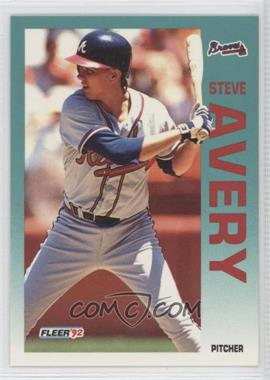 1992 Fleer - [Base] #349 - Steve Avery