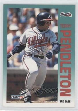 1992 Fleer - [Base] #366 - Terry Pendleton