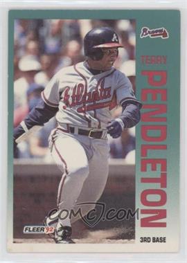 1992 Fleer - [Base] #366 - Terry Pendleton [Good to VG‑EX]