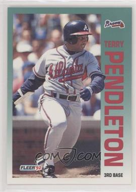 1992 Fleer - [Base] #366 - Terry Pendleton